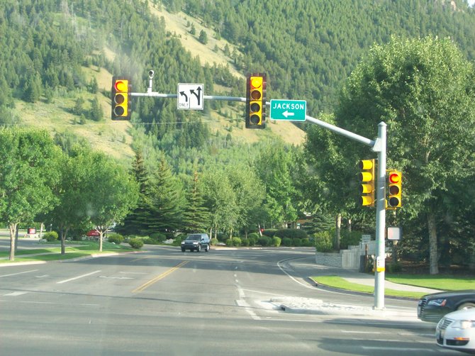 All roads lead to beautiful Jackson Hole in Wyoming.