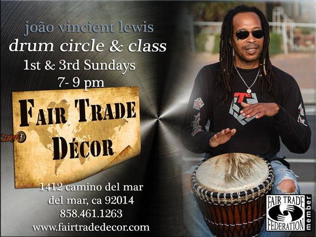 Drum Circle & Class featuring Joao Vincient Lewis