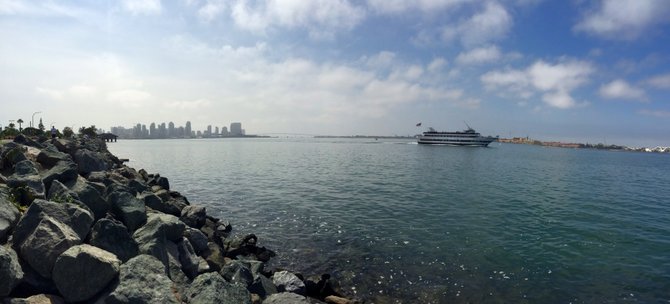 I took this photo on my iPhone while I was taking my work lunch out on Harbor Island. 