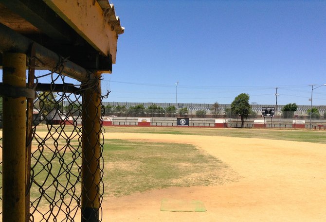 View from the dugout