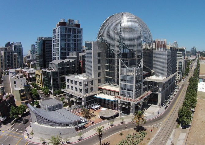 Downtown San Diego Library from above!