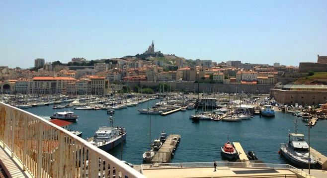 The Mediterranean harbor of Marseilles, France. 
