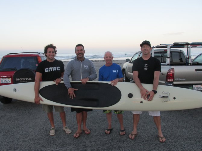 Members from North County Paddleboarders competed in the Catalina Classic 