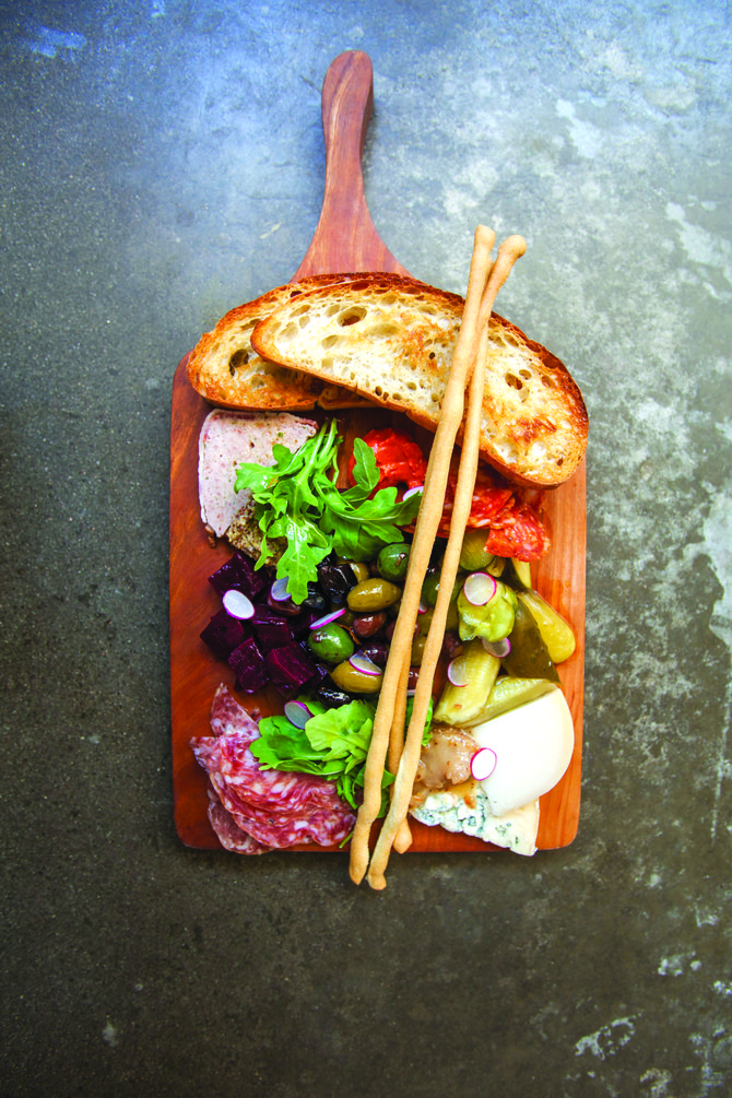 The Whisknladle charcuterie plate  - Image by @readerandy