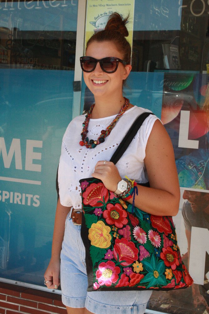Alice Himelstein wore accessories purchased in Cabo