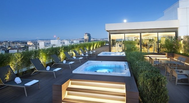 Marti Istanbul Hotel's rooftop spa
