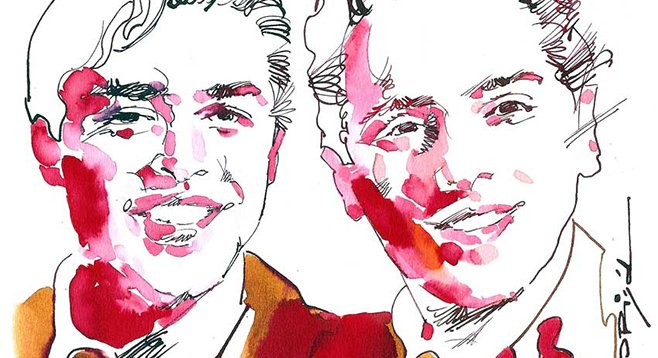Larry Page and Sergey Brin, by Graziano Origa