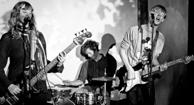 Brooklyn-based slack-rock trio Total Slacker slink into Casbah Sunday night. 