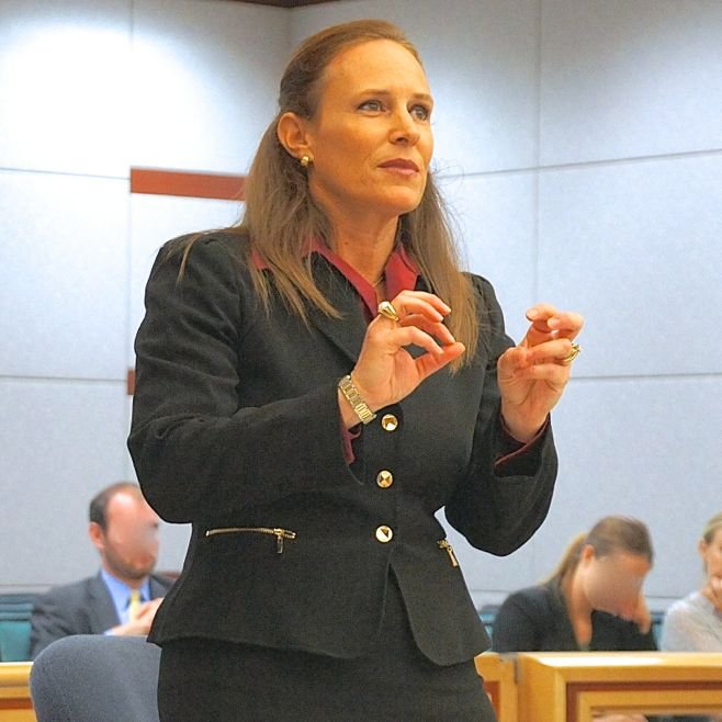 Prosecutor Tracy Prior charged it as premeditated murder. Photo by Eva.