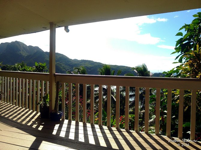 Falepule morning view.
American Samoa