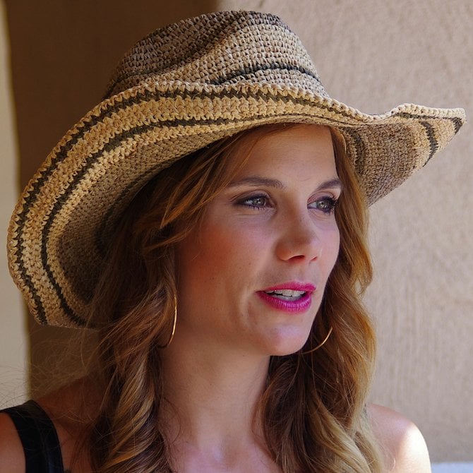 Date at the Races.
This gal was at the Del Mar Races for Pacific Classic Day, August 24th, 2014.