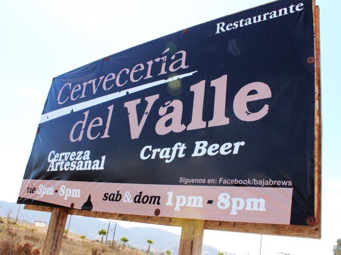 Cerveceria del Valle in Valle de Guadalupe