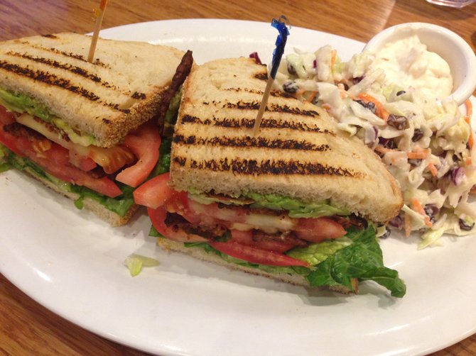 B.T.L.A. (with fake bacon) at Veggie Grill in University Town Center