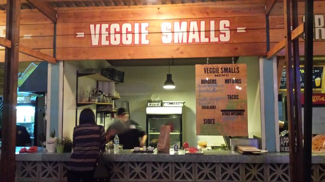 Veggie Smalls has held one of six stalls at outdoor gastro-court Food Garden since last November.