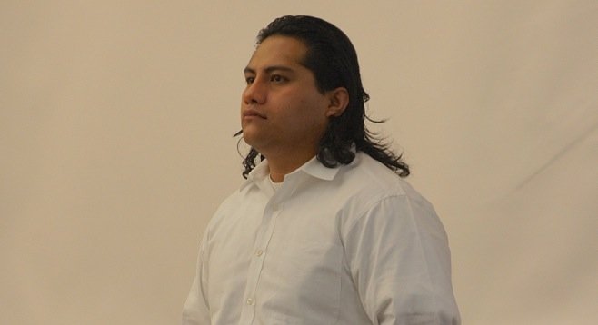 Diego Martinez pleads not-guilty to new charges. Photo by Eva