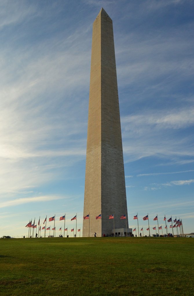 Washington Monument, Washington DC, late September 2014.  