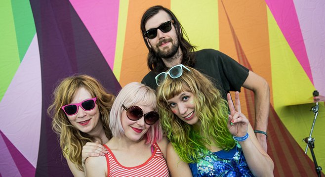 Doo-wop pop Seattle act TacocaT plays the Hideout Friday night.