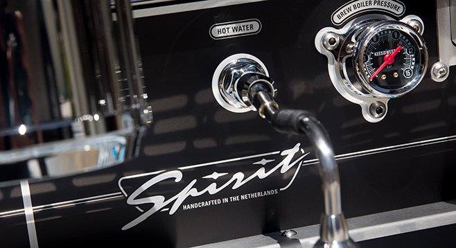 The Bean Bar’s new, custom-built Spirit espresso machine