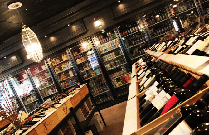The recently renovated Bine & Vine bottle shop in Normal Heights - Image by @sdbeernews