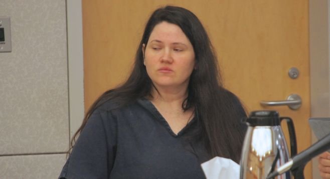 Dorothy Maraglino in court Oct 10 2014. Photo by Eva
