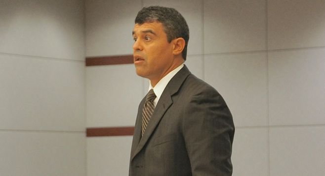 Prosecutor Espinoza said he expects defense attorneys to meet w DA Dumanis in Oct and Nov. Photo by Eva
