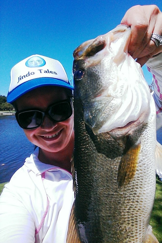 Best Birthday gift ever…caught this beauty on a TriggerX floating worm at Santee Lakes. 