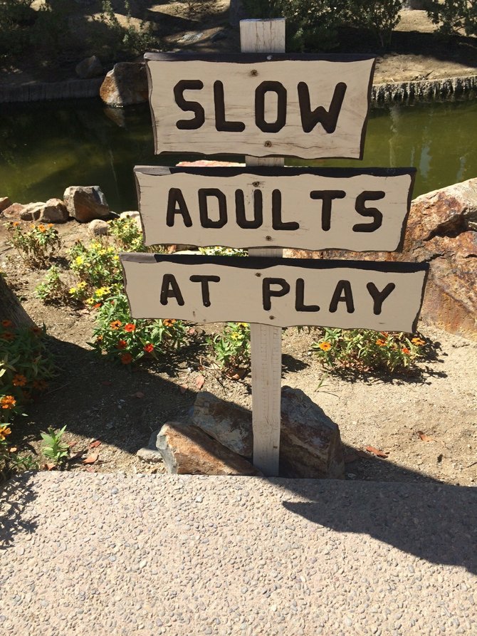 Signage in Borrego Springs. 