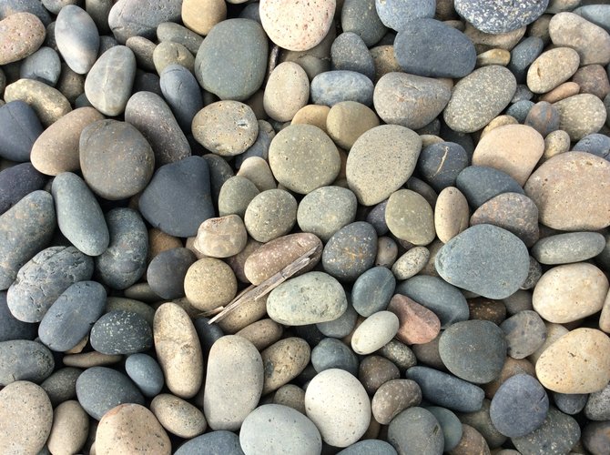 Cardiff-by-the-sea beach rocks