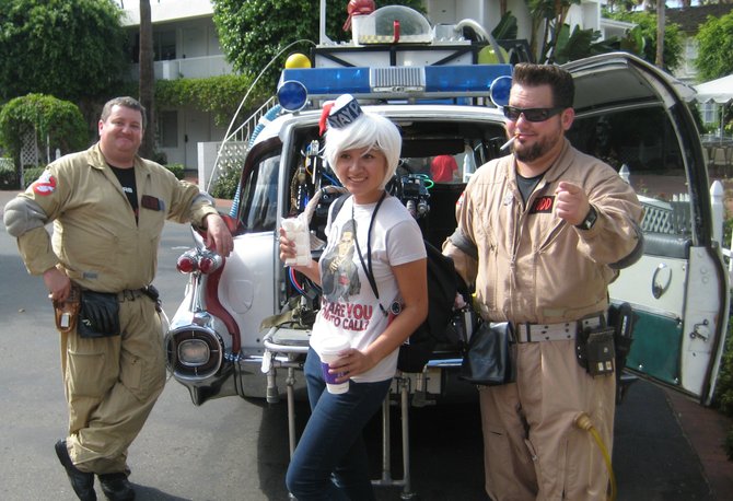 Ghostbusters and Stay Puft Marshmallow Woman