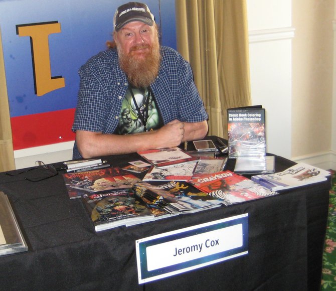 Jeremy Cox in Artists' Alley