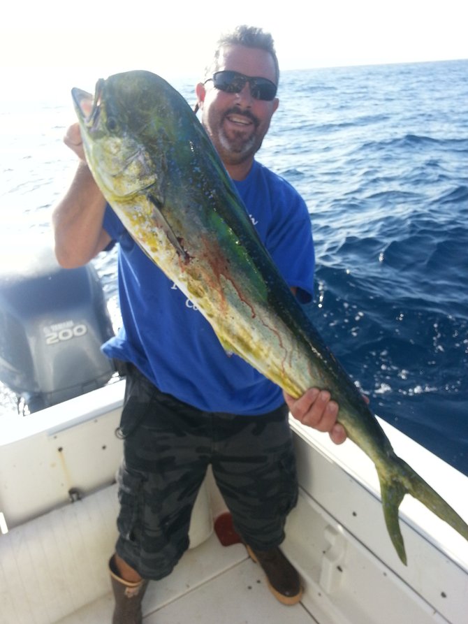 15 pound Dorado caught at the 15 miles south of Coronado islands!