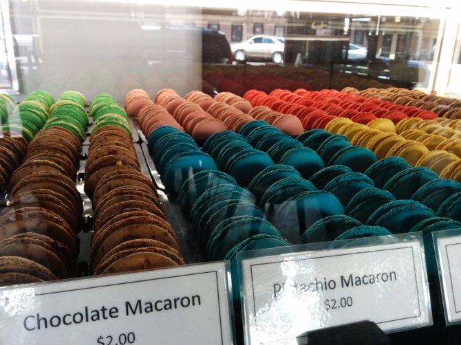Various French macaroons