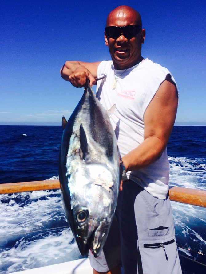 30 lb. bluefin caught July 22 aboard the boat San Diego out of Seaforth Sportfishing 