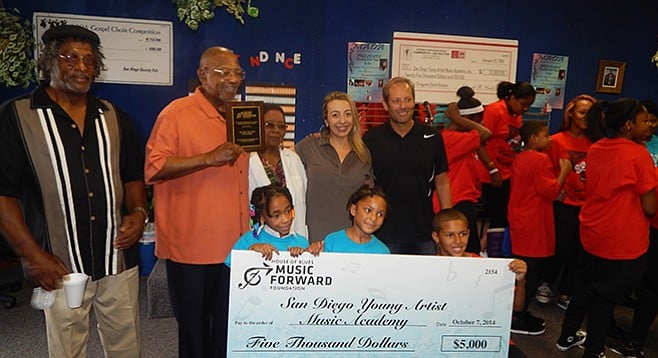 House of Blues ponies up a big check for an after-school program.