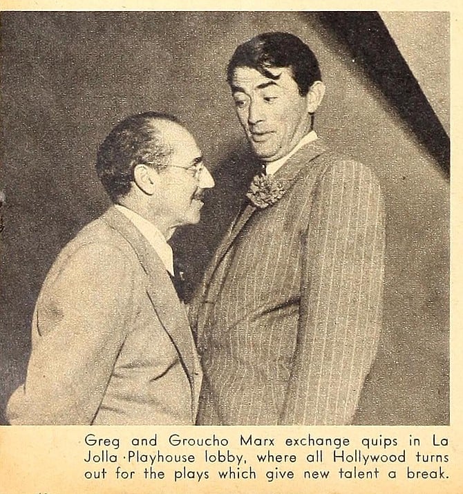 Was Groucho relieved when informed by Schuyler Green there were no restricted hotels in La Jolla? You bet your gentleman’s agreement!