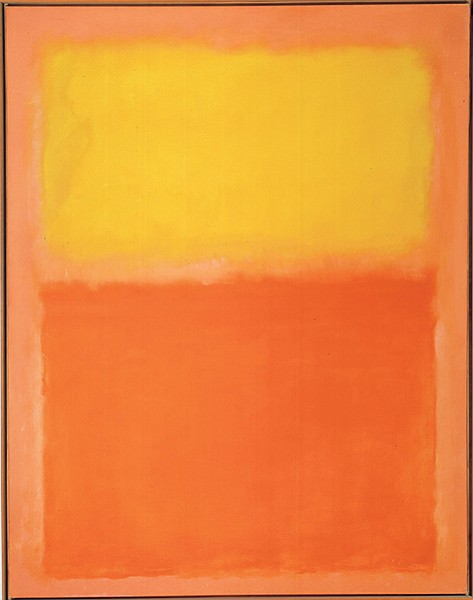 Mark Rothko’s Orange and Yellow is an argument  against “orange” and “yellow.”