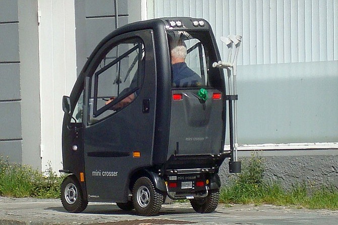 In Norway, the mobility-challenged are protected from the elements. 