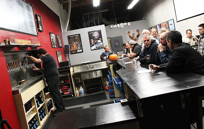 The newly expanded tasting room at Intergalactic Brewing Company - Image by @sdbeernews