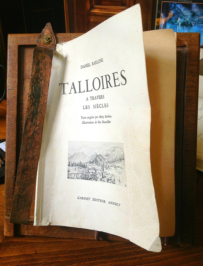 A booklet in the lobby of the 17th century L'abbaye provides a quick peek of the history of the town of Talloires