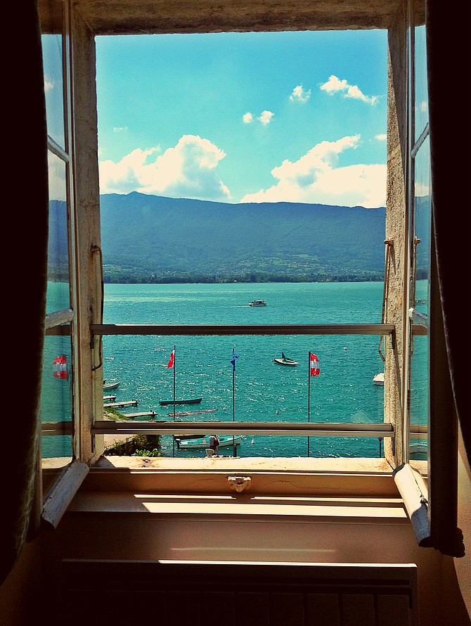 A room with a view. The lake offers a kind of consolation to many travelers who sojourn in Talliores