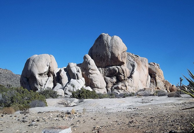Amazing rock formations at Joshua Tree National Park
