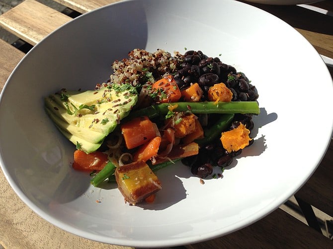 Plenty of healthy stuff in here to feel good about. Superfood Bowl. Little Lion Café.
