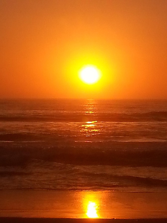Sunset in Imperial Beach