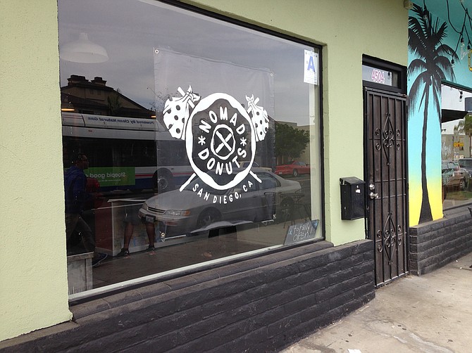 The North side of North Park continues to grow new businesses. Nomad Donuts.