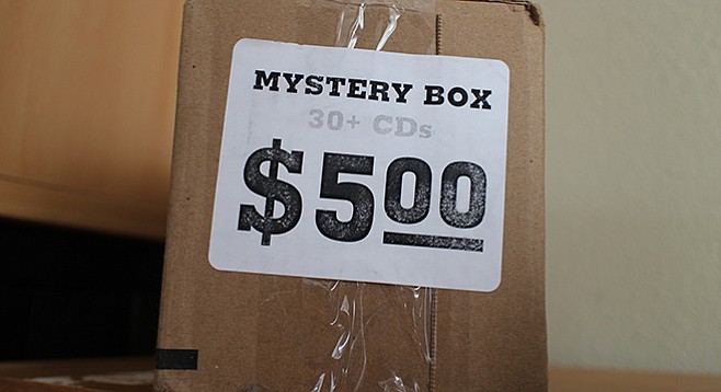 A Lou’s Records mystery box would make a fine white-elephant gift.