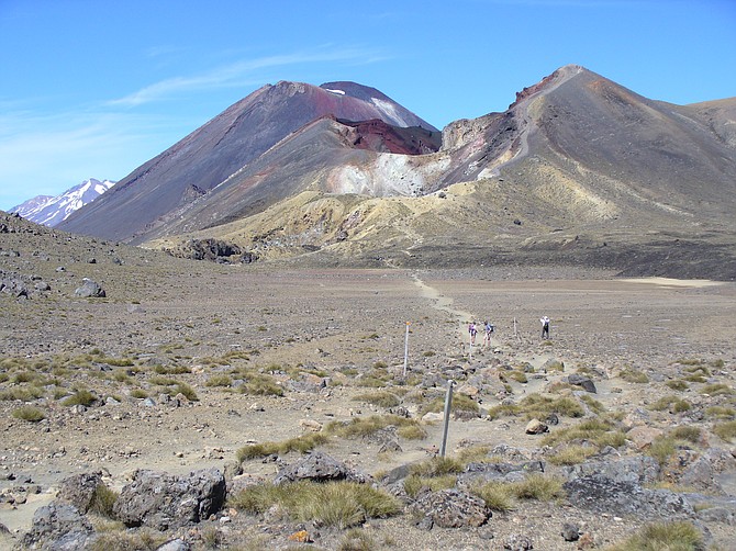 Central Crater with Mt Ngauruhoe in background