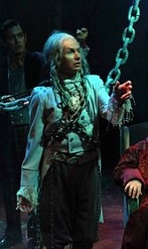 David McBean as Marley in Cygnet Theater's Christmas Carol