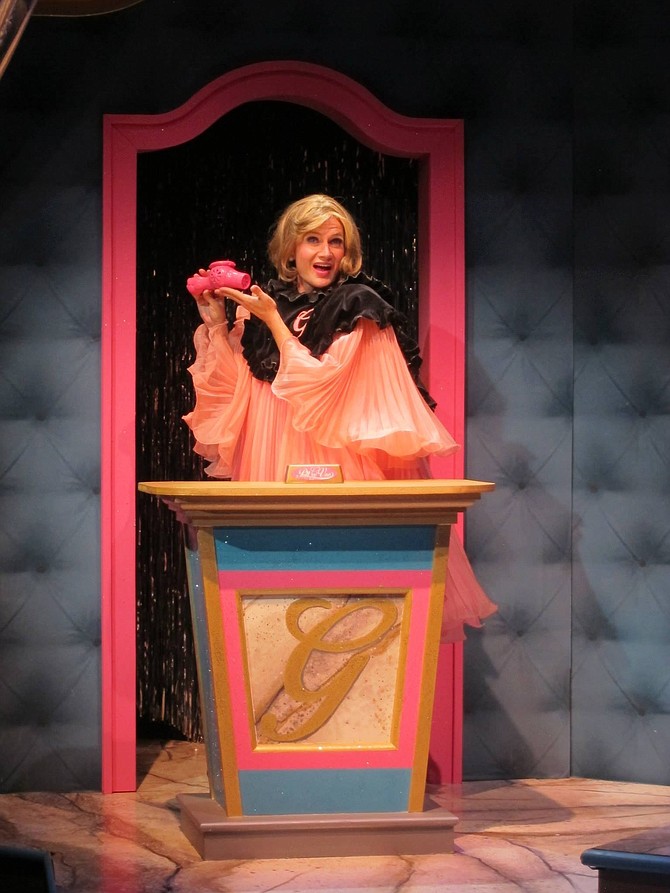 David McBean as Miss South in Cygnet Theater's production of Pageant.