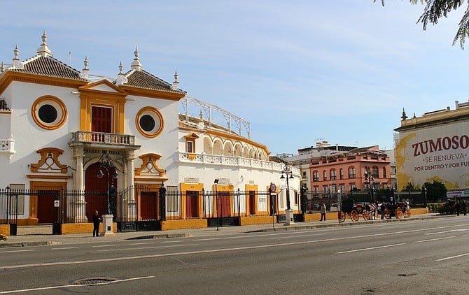 Seville's famous Plaza de Toros de la Real Maestranza