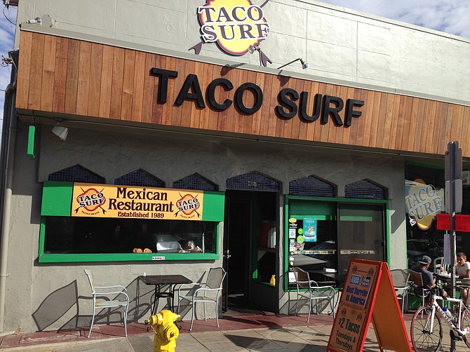 Taco Surf, taco surf. Did you notice the affiliation with surf?